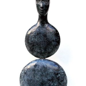 Âme double -2005, bronze, 65 cm