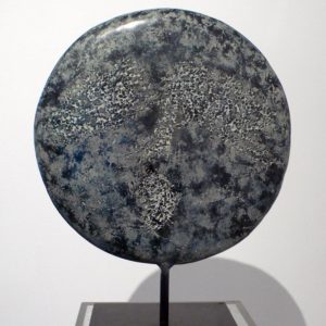 Messagère nocturne - 2004, bronze, diam. 40 cm