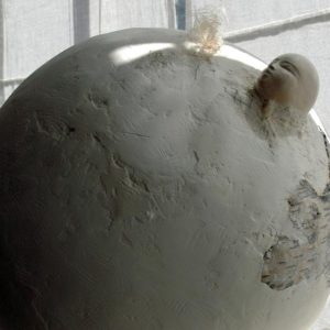 Persée - 2006, plâtre et terre cuite, diam. 30 cm